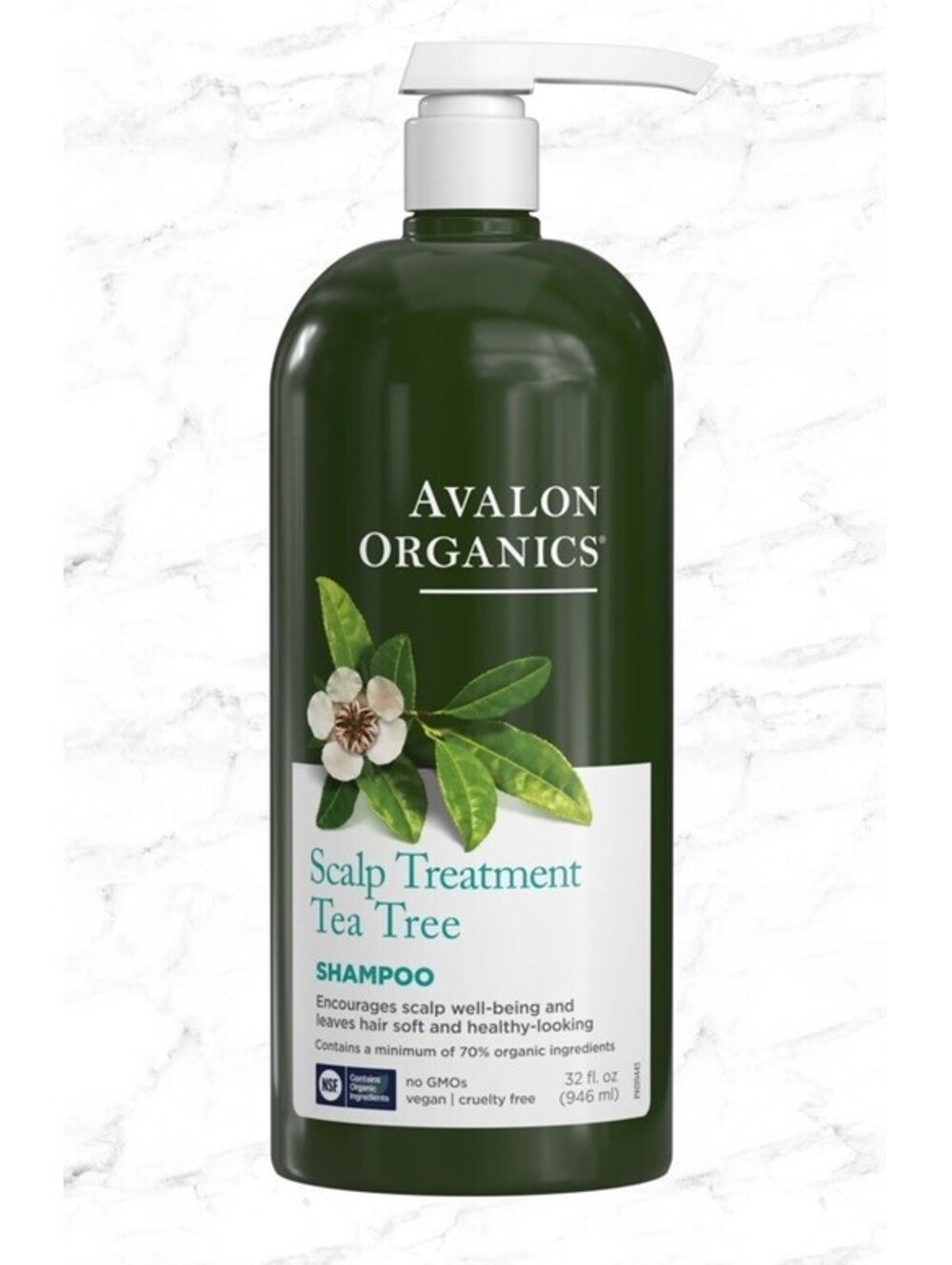 Avalon Scalp Treatment Tea Tree Shampoo 32oz.No GMO’s Vegan Biodegradable SEALED